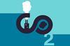 An illustration of carbon dioxide release and capture