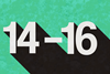 An image showing a 14-16 sign