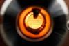 Sparks inside a burner