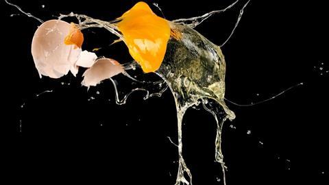 Cracked egg