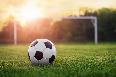 A football